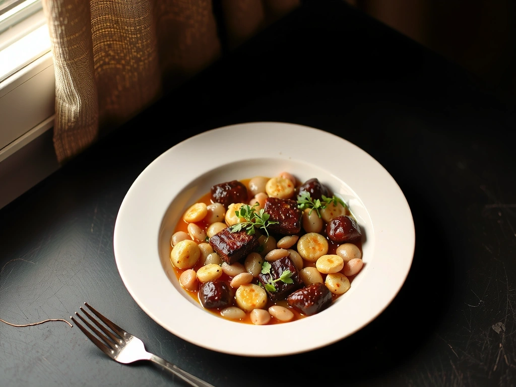 Plato de legumbres de autor